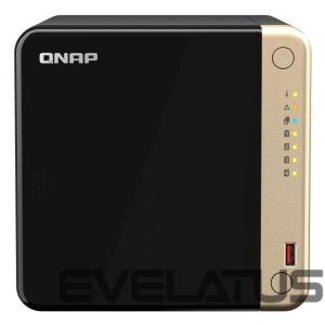 Zibatmiņa QNAP  TS-464-8G 4-Bay desktop NAS, Intel® Celeron® N5105/N5095 quad-core, 8 GB onboard not expandable, 4 x 3.5"/2.5" SATA 6Gb/s drive bays, 2 