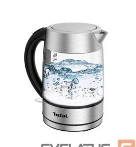Tējkanna TEFAL  KI772D Kettle, Stainless Steel/Black 