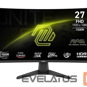 Monitors MSI  LCD Monitor||MAG 276CF E20|27"|Gaming/Curved|Panel VA|1920x1080|16:9|200 Hz|0.5 ms|MAG276CFE20 