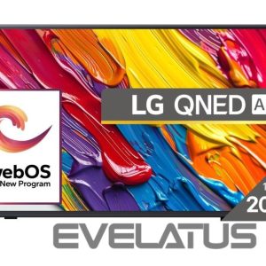 Televizors LG  TV Set||43"|4K/Smart|3840x2160|Wireless LAN|Bluetooth|webOS|Black|43QNED82A3B 