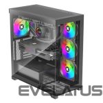 Datoru korpusi XILENCE  Case||ATX/micro ATX/Mini-ITX|Black|Midi Tower|PC|X818.ARGB 