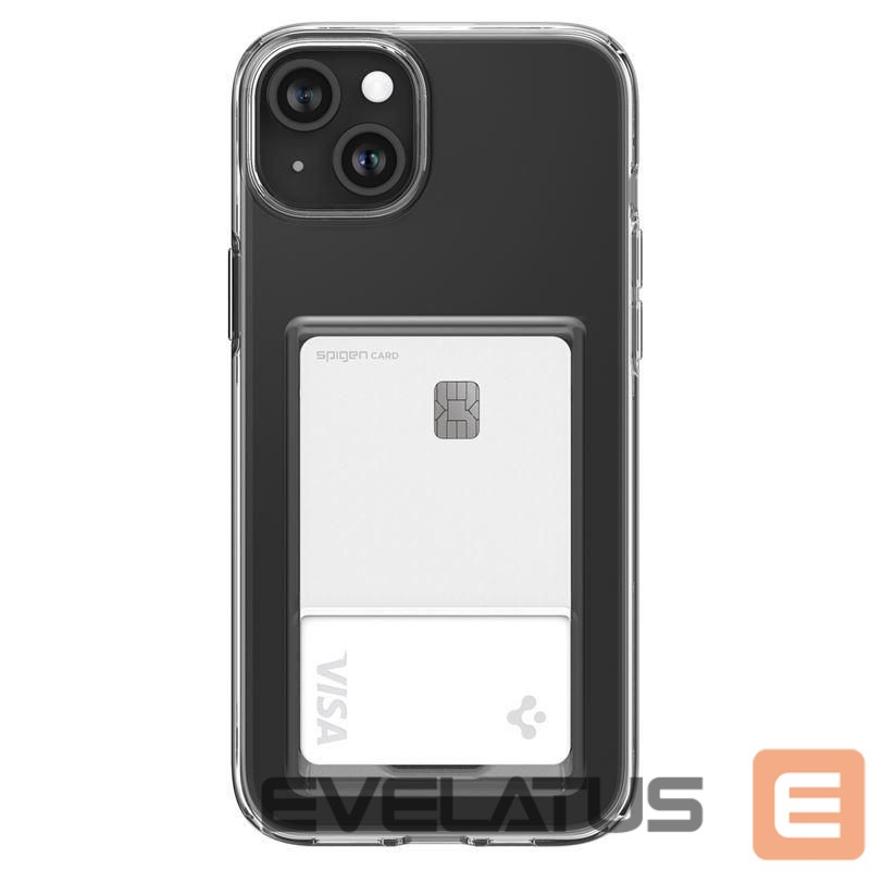 Citas preces Spigen Spigen Crystal Slot Case for iPhone 15 Plus - Clear