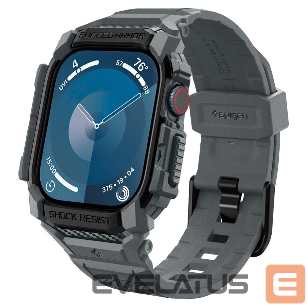 Citas preces Spigen Spigen Rugged Armor Case for Apple Watch 10 46mm - Gray