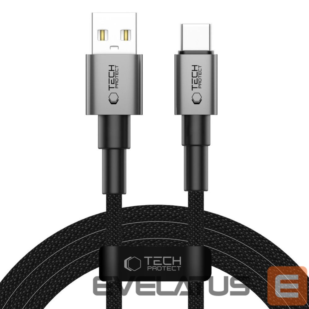 Citas preces Tech-Protect Tech-Protect UltraBoost DNA USB-A / USB-C Cable 15W/3A 200cm - Gray