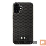 Citas preces Audi  Audi IML Stitching Pattern MagSafe iPhone 16 Plus 6.7" black/black hardcase AU-IMLMIP16M-Q5/D3-BK 
