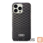 Citas preces Audi  Audi IML Stitching Pattern MagSafe iPhone 16 Pro Max 6.9" black/black hardcase AU-IMLMIP16PM-Q5/D3-BK 