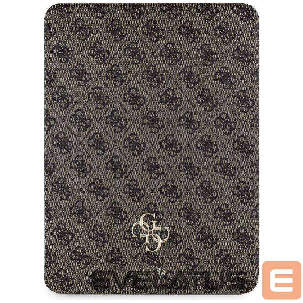 Citas preces Guess Guess GUFC13RM24PS4SGW iPad Air 13" 2024 brown Magnetic 4G Big Logo