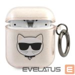 Citas preces Karl Lagerfeld  Karl Lagerfeld Glitter Choupette Case for AirPods 1 / 2 - Gold 