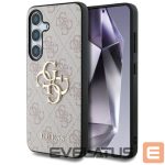 Citas preces Guess  Guess Big 4G Logo Classic Logo Case for Samsung Galaxy S25 Plus Pink 