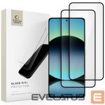 Citas preces Tech-Protect  Tech-Protect Glass Fit +2-Pack Tempered Glass for Xiaomi Redmi Note 14 4G / 5G - Black 