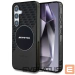 Citas preces Mercedes-Benz  AMG Transparent Rhombs MagSafe Case for Samsung Galaxy S25 - Black 