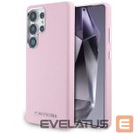 Citas preces Karl Lagerfeld  Karl Lagerfeld Saffiano Full Wrapped Elongated Metal Logo MagSafe Case for Samsung Galaxy S25 Ultra - Pink 