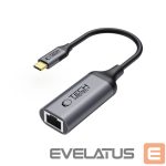 Citas preces Tech-Protect  Tech-Protect UltraBoost USB-C to Ethernet RJ45 1000Mbps Adapter - Black 