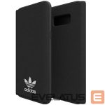 Citas preces Adidas  Adidas OR Booklet Case Basic for Samsung Galaxy S8+ - Black 