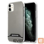 Citas preces Mercedes-Benz  AMG Electroplate Black&White Case for iPhone 11 / XR 6.1" - Transparent 