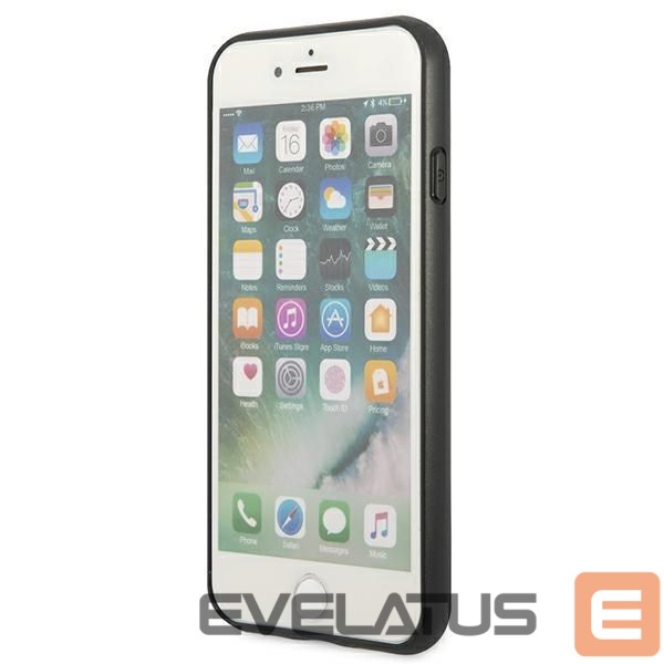 Citas preces Guess Guess 4G Metal Gold Logo Case for iPhone SE 2022 / 2020 / 7 / 8 - Brown
