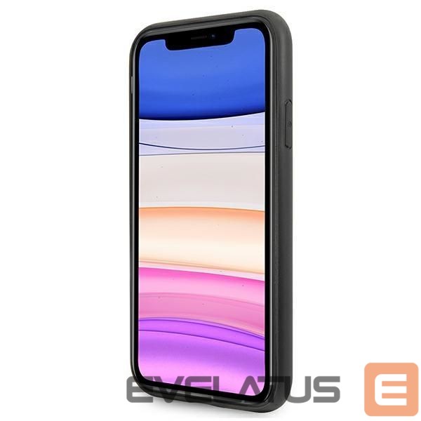 Citas preces Guess Guess 4G Triangle Collection case for iPhone 11 6.1" / Xr 6.1" - brown