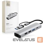 Citas preces Tech-Protect  Tech-Protect HB03 HUB Adapter 5in1 USB-C + USB2.0 + USB3.0 + RJ45 - gray 