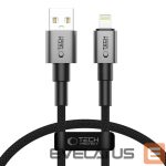 Citas preces Tech-Protect  Tech-Protect Ultraboost DNA USB-A / Lightning cable 12W/2.4A 25 cm - gray 