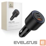 Citas preces Tech-Protect  CC04 3-port PD130W car charger - black 