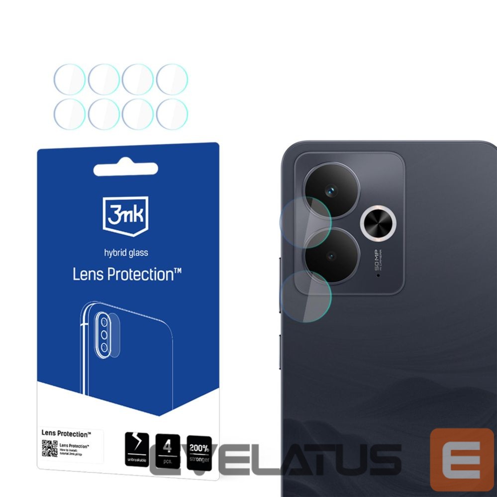Citas preces 3MK 3mk Lens Protection Hybrid Glass for Realme 14 5G / 14T 5G Camera Lens