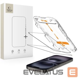 Citas preces Tech-Protect  Tech-Protect Quick Set+ Tempered Glass 2-pack for iPhone 15 / 16 