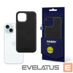 Citas preces 3MK  3mk Hardy Apple Silky Leather MagCase for Apple iPhone 15 Plus - Black 