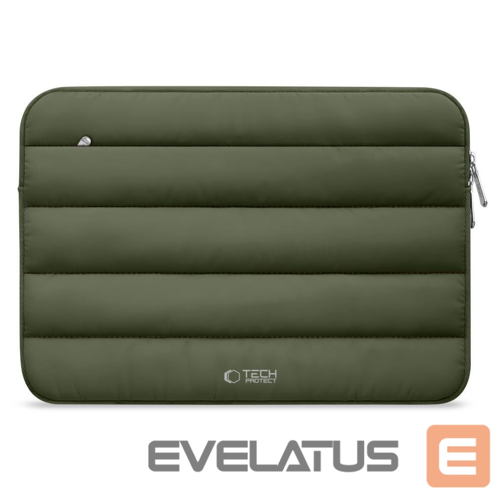 Citas preces Tech-Protect Tech-Protett Fluffy Laptop Bag 13-14 - Green