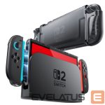 Citas preces Supcase  Supcase Crystal Case for Nintendo Switch 2 - Transparent Black 