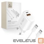 Citas preces Tech-Protect  Tech-Protect NCA20 PD 20W QC3.0 USB-A / USB-C Wall Charger + USB-C / USB-C Cable 100cm - White 