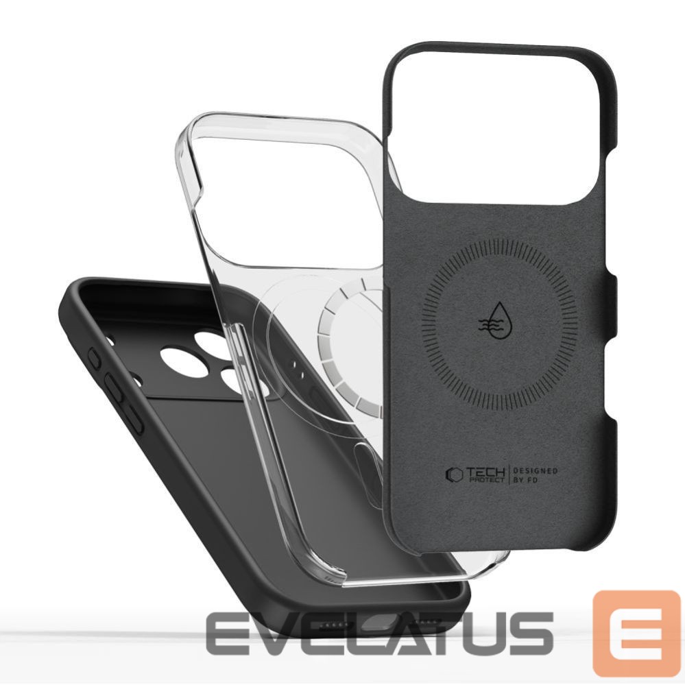 Citas preces Tech-Protect Tech-Protect Silicone MagSafe Case for iPhone 17 Pro - Black