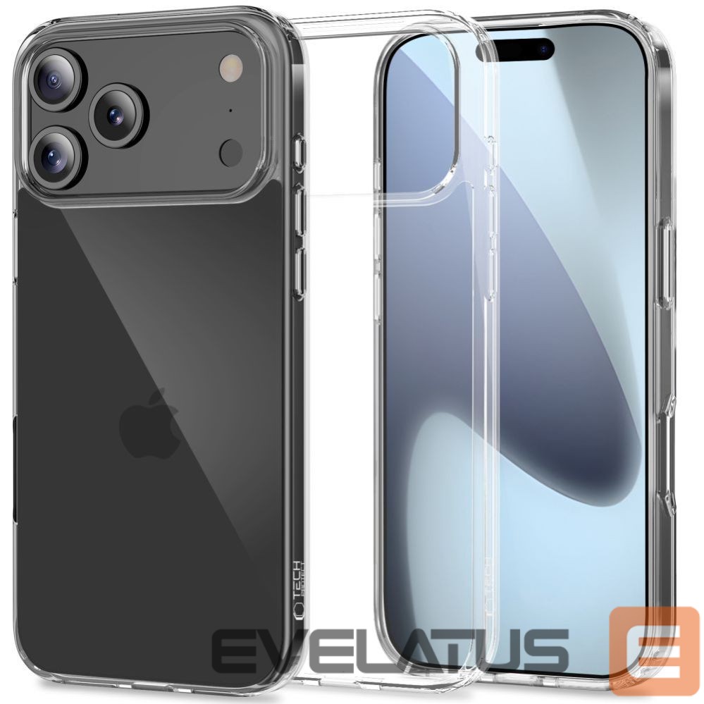 Citas preces Tech-Protect Tech-Protect FlexAir Hybrid Case for iPhone 17 Pro - Clear