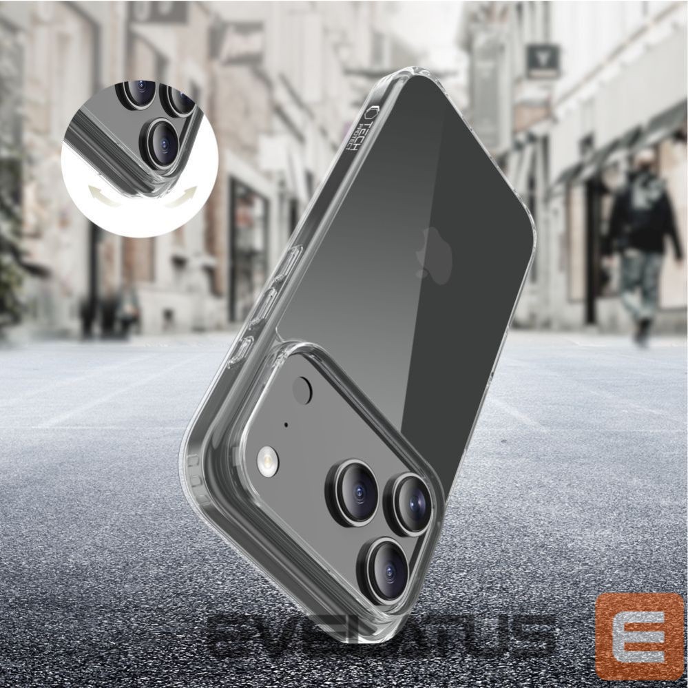 Citas preces Tech-Protect Tech-Protect FlexAir Hybrid Case for iPhone 17 Pro - Clear