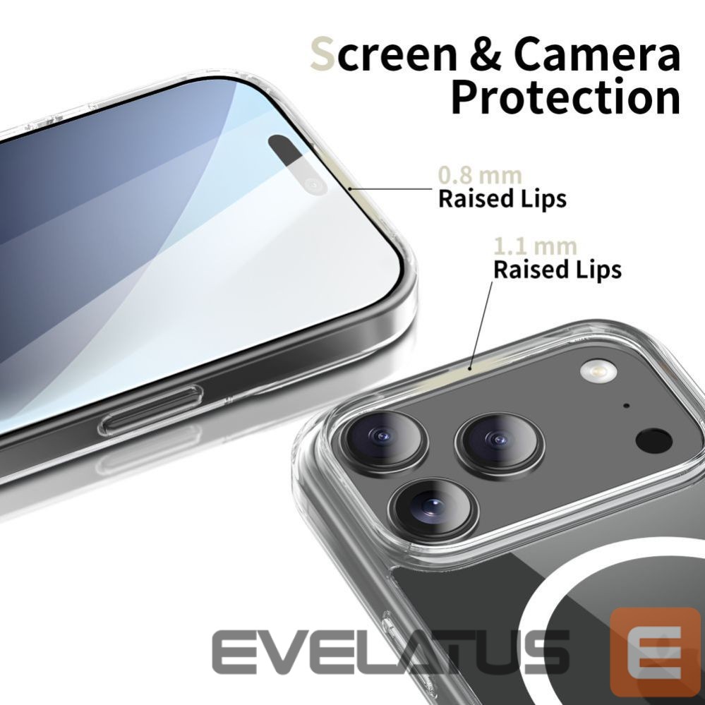 Citas preces Tech-Protect Tech-Protect FlexAir Hybrid MagSafe Case for iPhone 17 Pro Max - Clear