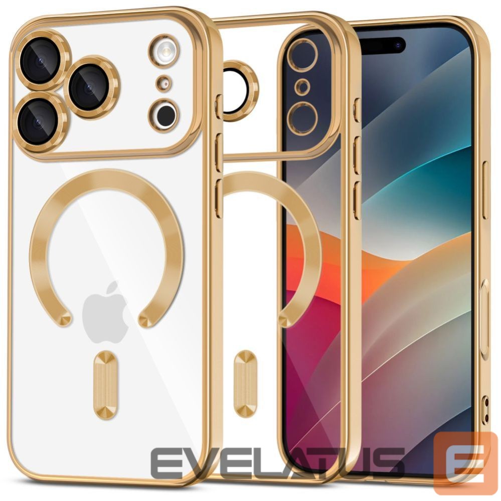 Citas preces Tech-Protect Tech-Protect MagFlex MagSafe Case for iPhone 17 Pro - Transparent Gold