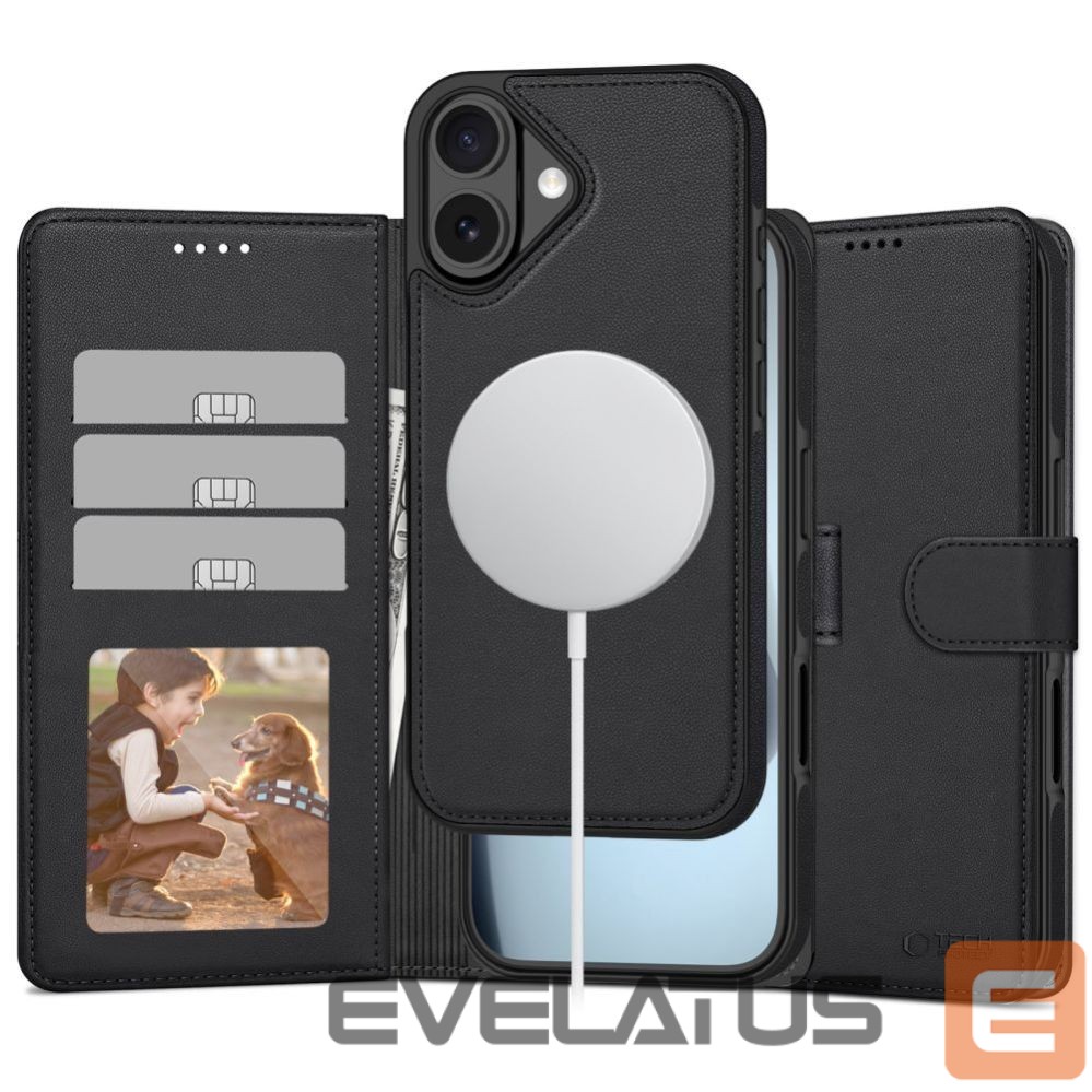 Citas preces Tech-Protect Tech-Protect Wallet MagSafe Case for iPhone 17 - Matte Black