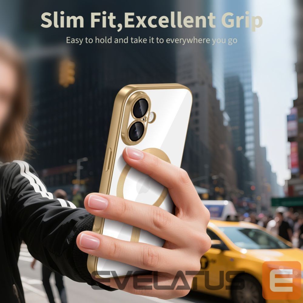 Citas preces Tech-Protect Tech-Protect MagFlex MagSafe Case for iPhone 17 - Transparent Gold