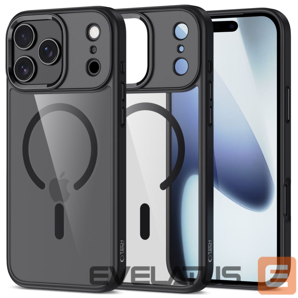 Citas preces Tech-Protect Tech-Protect MagMat MagSafe Case for iPhone 17 Pro - Clear Black