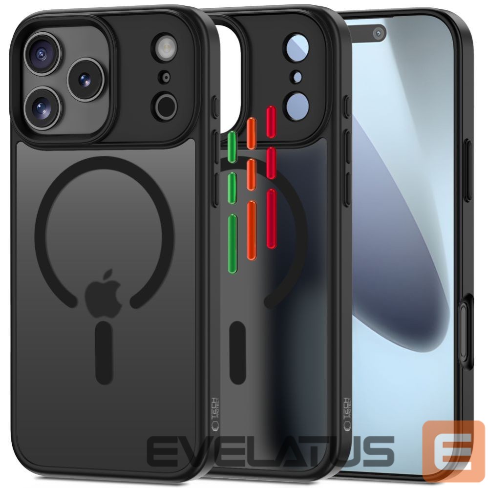 Citas preces Tech-Protect Tech-Protect MagMat XT 4-set MagSafe Case for iPhone 17 Pro Max - Matte Black