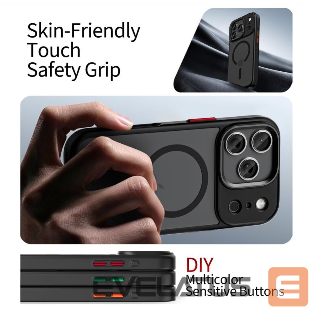 Citas preces Tech-Protect Tech-Protect MagMat XT 4-set MagSafe Case for iPhone 17 Pro Max - Matte Black