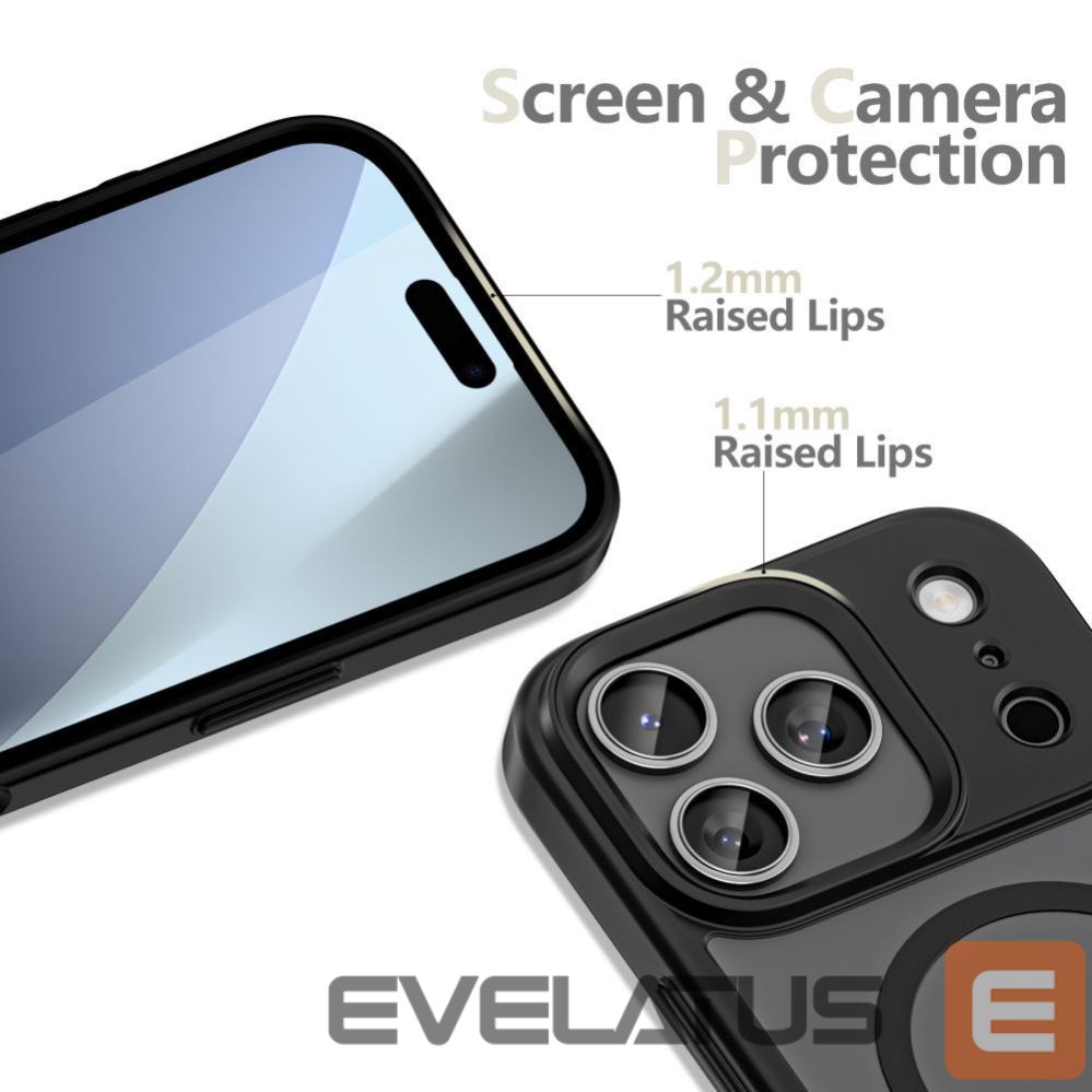 Citas preces Tech-Protect Tech-Protect MagMat XT 4-set MagSafe Case for iPhone 17 Pro Max - Matte Black