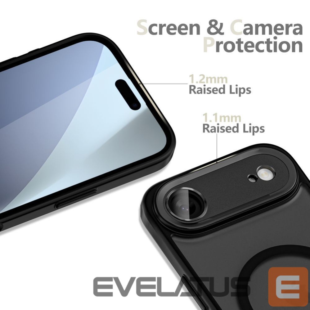 Citas preces Tech-Protect Tech-Protect MagCam MagSafe Case for iPhone 17 Air - Matte Black