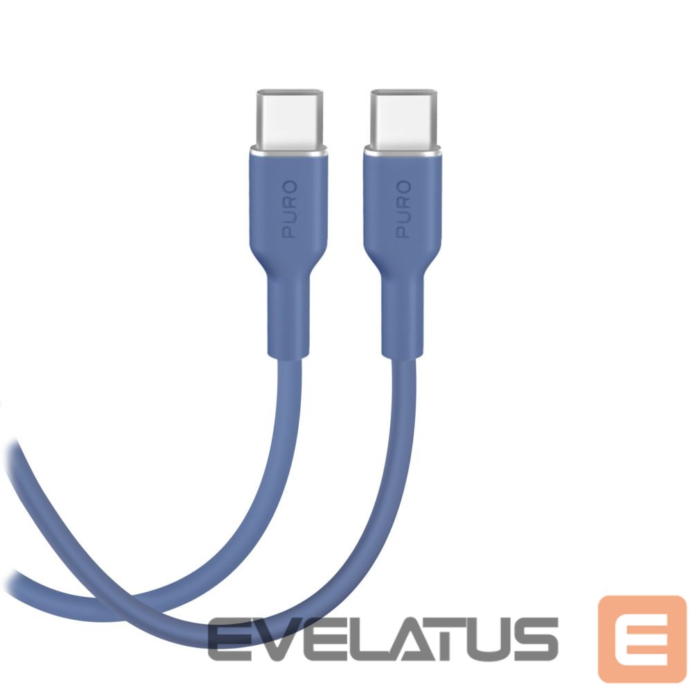 Citas preces Puro Puro ICON USB-C - USB-C Cable 1.5m - Blue