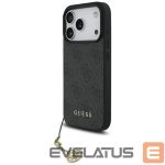 Citas preces Guess  Guess 4G Charms Collection MagSafe case for iPhone 17 Pro - black 