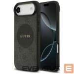 Citas preces Guess  Guess 4G Circle Classic Logo MagSafe case for iPhone Air - black 