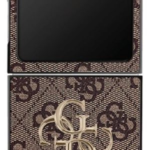Citas preces Guess  Guess Big 4G Logo Classic Logo Case for Samsung Galaxy Z Flip 7 - Brown 