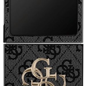 Citas preces Guess  Guess Big 4G Logo Classic Logo Case for Samsung Galaxy Z Flip 7 - Black 