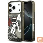 Citas preces Karl Lagerfeld  Karl Lagerfeld Liquid Glitter Choupette Logo MagSafe Case for iPhone 17 Pro - Black 