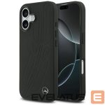 Citas preces Mercedes-Benz  Mercedes Leather Large Laurel Leave MagSafe Case for iPhone 17 - Black 
