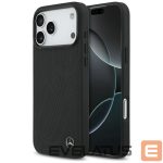 Citas preces Mercedes-Benz  Mercedes Leather Large Laurel Leave MagSafe Case for iPhone 17 Pro Max - Black 